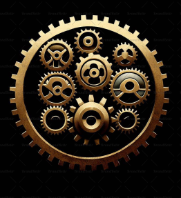 Steampunk Zahnräder